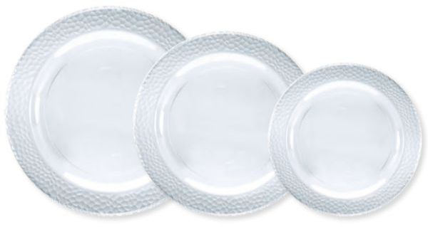 Sensations Pebble Rim Clear Plastic Dinnerware Party at Lewis Elegant Party Supplies Plastic Dinnerware Paper Plates and Napkins